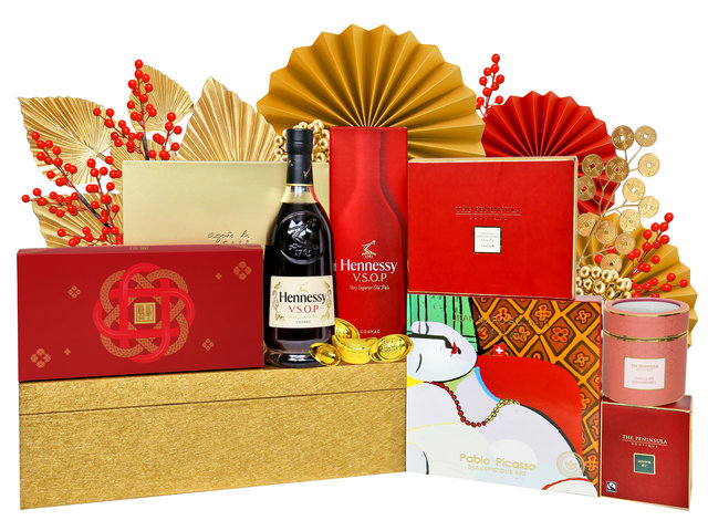 CNY Gift Hamper - Gourmet Chinese New Year Gift Basket 0105A9 - CH20105A9 Photo