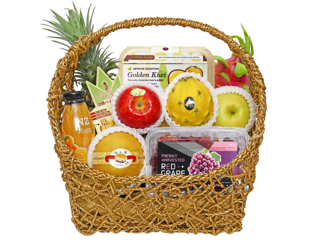 Fruit Basket - Seasonal Fresh Fruit Gift Hamper VF22 - VE0530B5 Photo