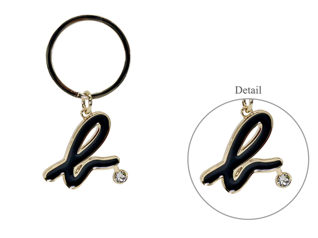 Gift Accessories - Agnès b. Bjioux b. logo key chain (Noir) - L36667619 Photo