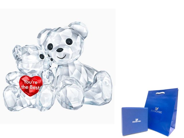 Gift Accessories - Swarovski-CrystalKRIS BEAR - YOU'RE THE BEST - SI0718A3 Photo