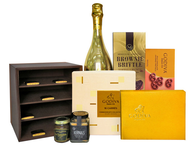 Wine n Food Hamper - Golden Gourmet Hamper 0301A7 - BH0301A7 Photo